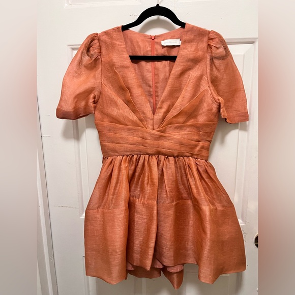 Zimmermann Wonderland Mini Dress Size 1 - Picture 3 of 8